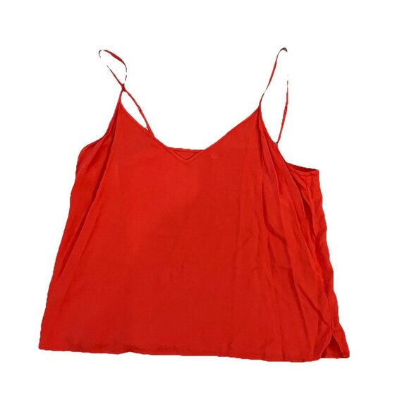 Pablo French Designer Silk Blend Blouse Size 40 US 8 Orange Floral Sheer Boho - Picture 3 of 7